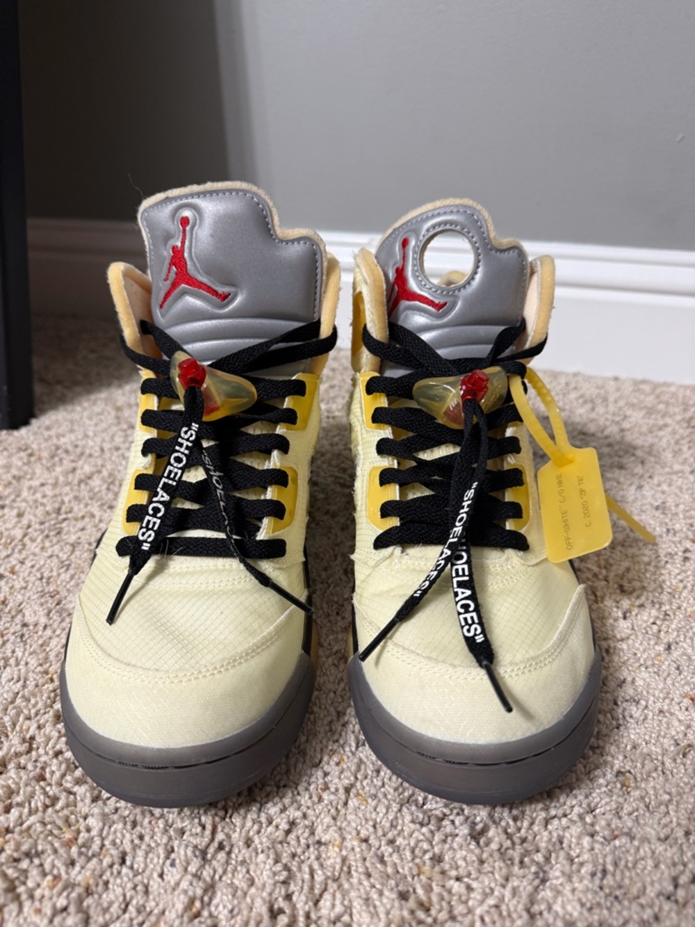 Air Jordan 5 Off-White Sail - Picture 7 of 13